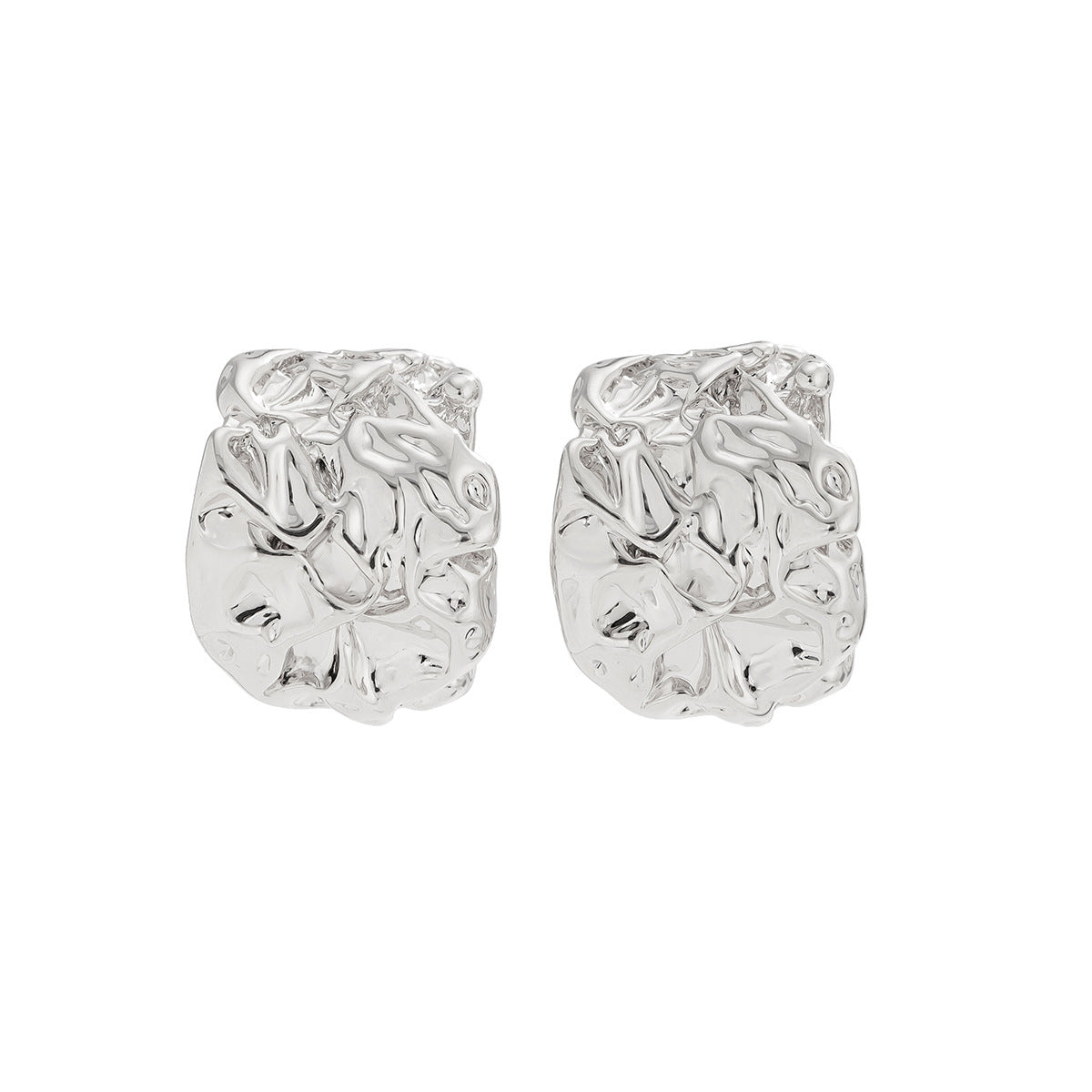 Personalized Lava Love Liquid Water Drop Earrings Business Wrinkles Irregular Geometric Earrings Earrings
