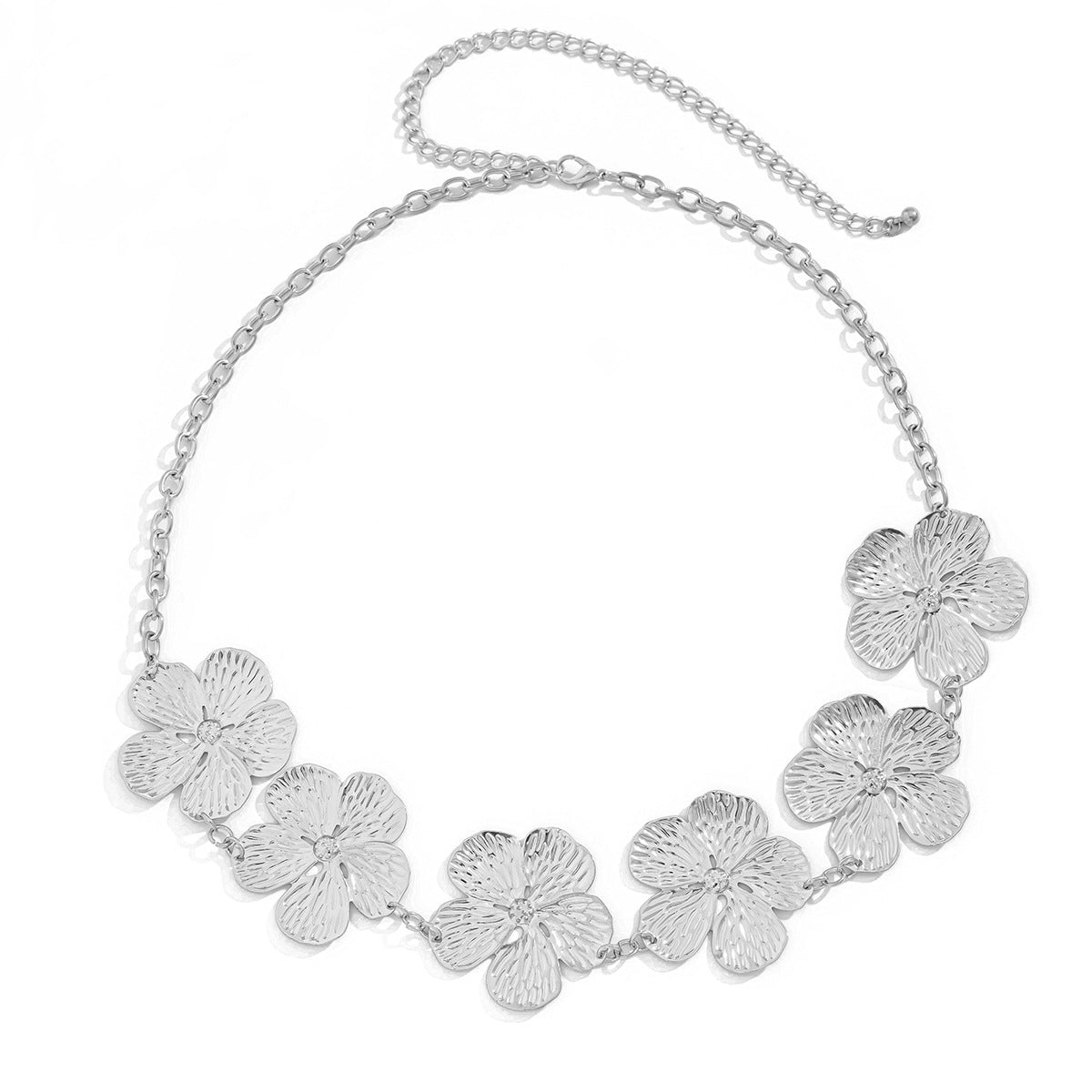 Bohemian style multi-layered waist chain, popular street photography, pearl necklaces
