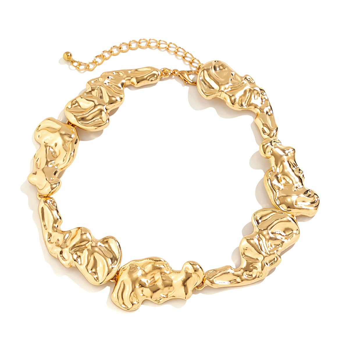 Design inspired liquid irregular lava bracelet, fashionable and niche texture, pleated and open mouth bracelet for women