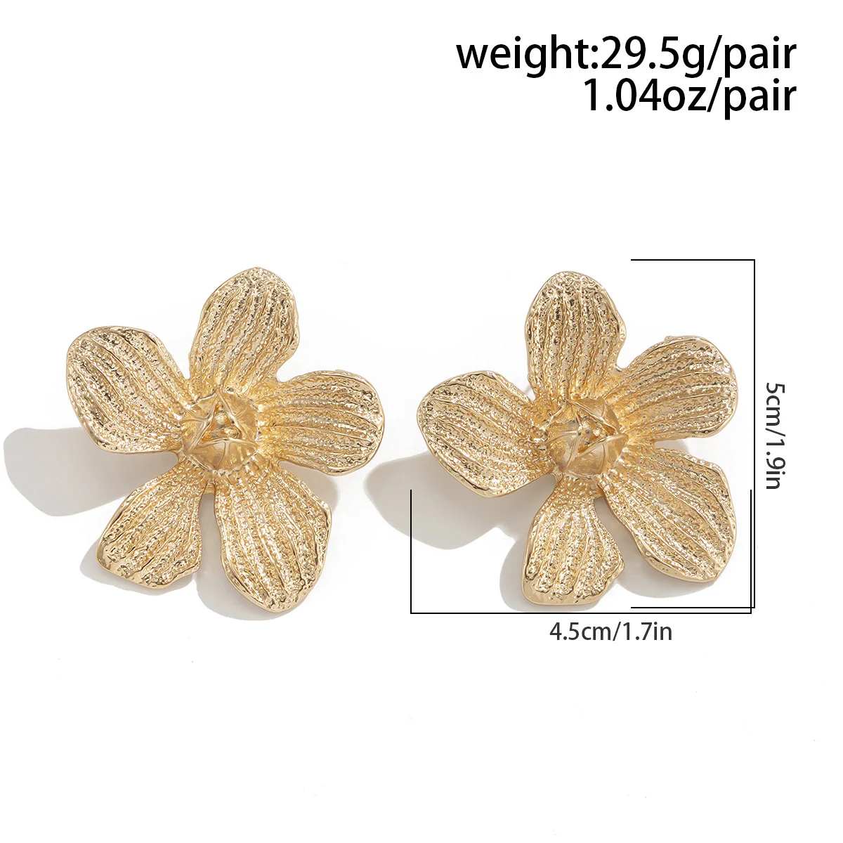 Exaggerated Waterdrop Flower Punk Metal Earrings for Women, Sun, Niche Water Diamond Earrings