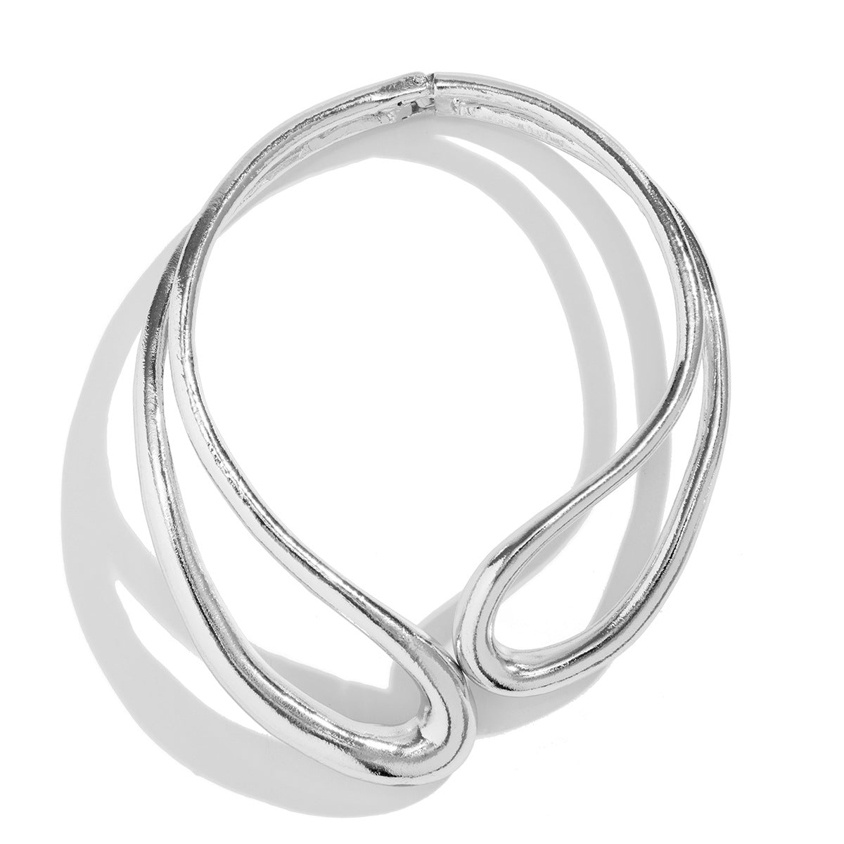 14K Exaggerated  twisted double-layer collar, sweet and cool style, minimalist choker Necklace