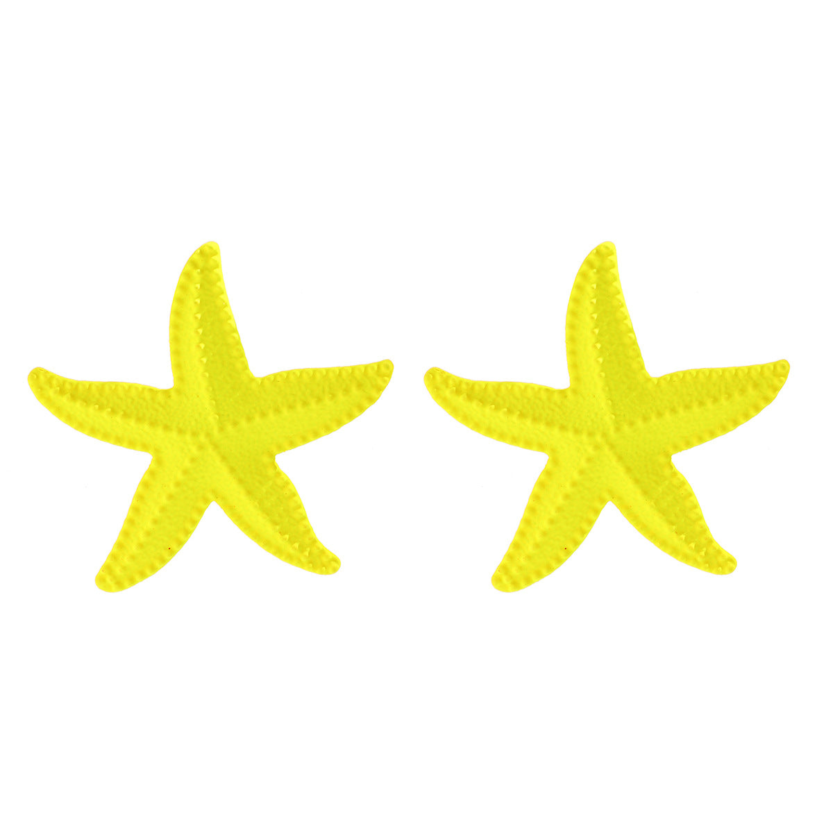 Minimalist and exaggerated earrings with female personality, three-dimensional sea beach vacation earrings