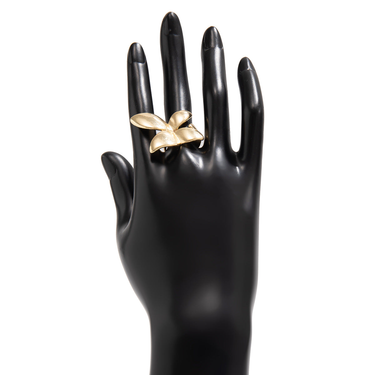 Butterfly Ring Joint adjustable Ring Female Ins Simple and Exaggerated French Creative Ring