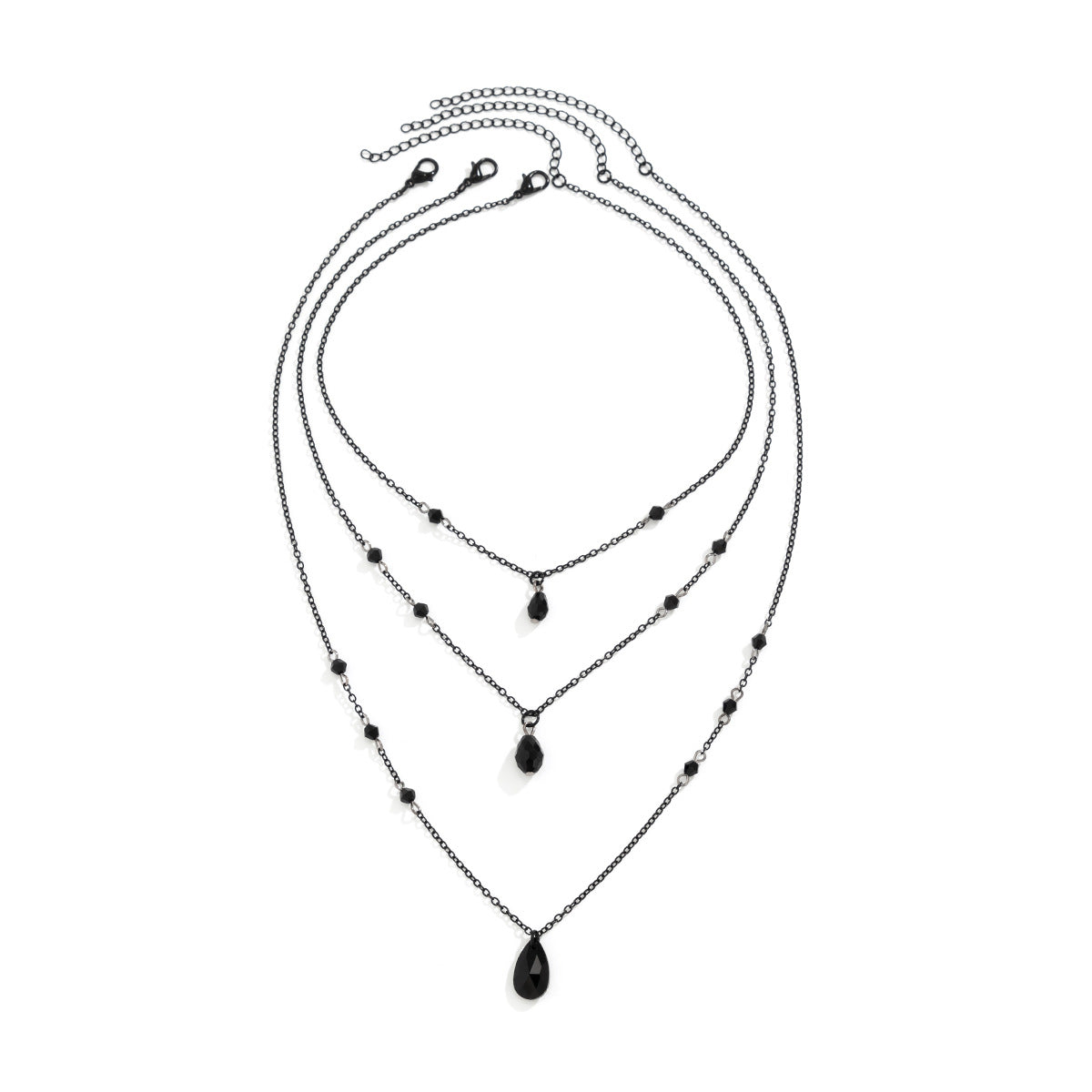 Retro Gothic Blood Drop Tassel Choker Simulation Blood Drop Metal Crimson Collar