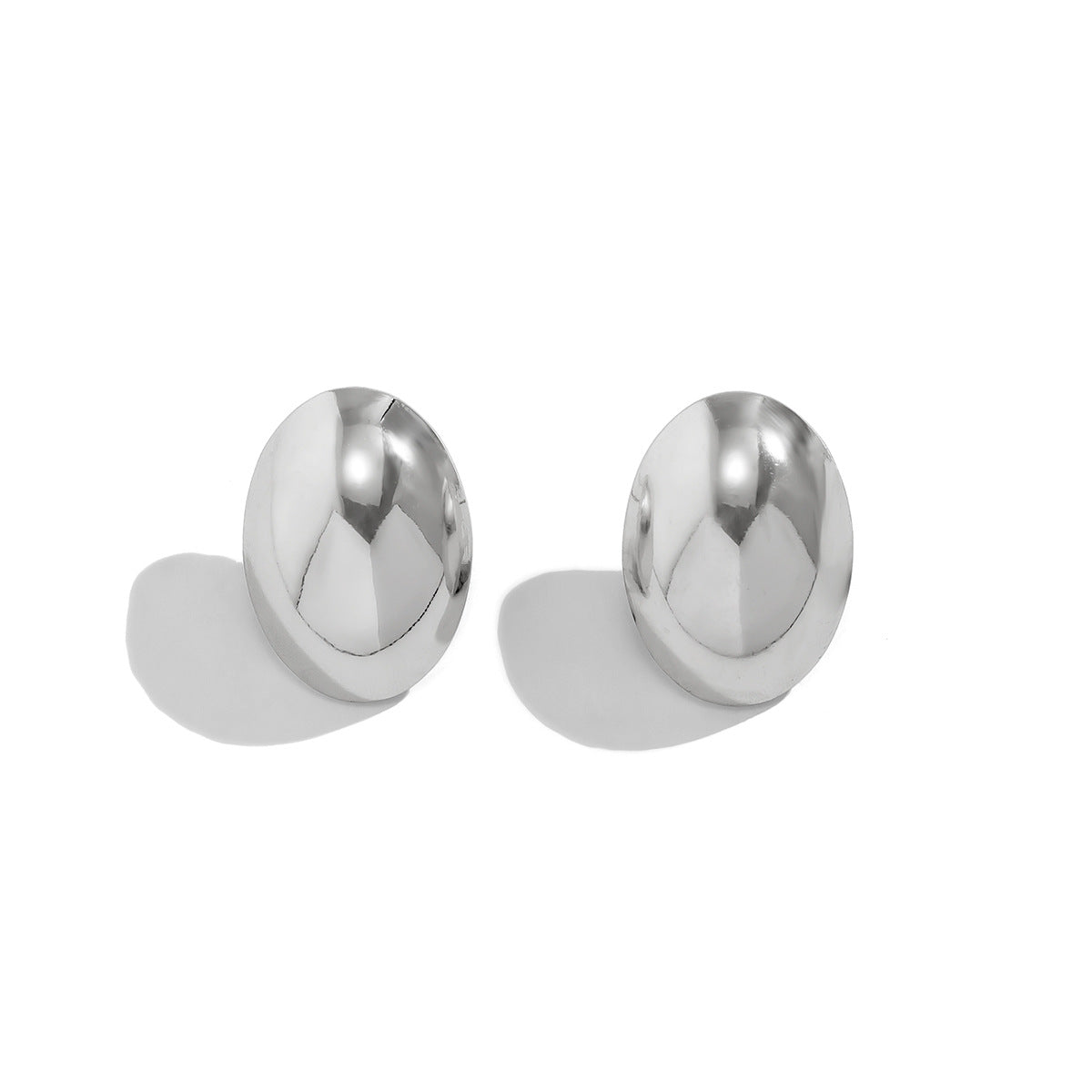 Exaggerated Waterdrop Punk Metal Earrings for Women, Sun, Niche Water Diamond Earrings