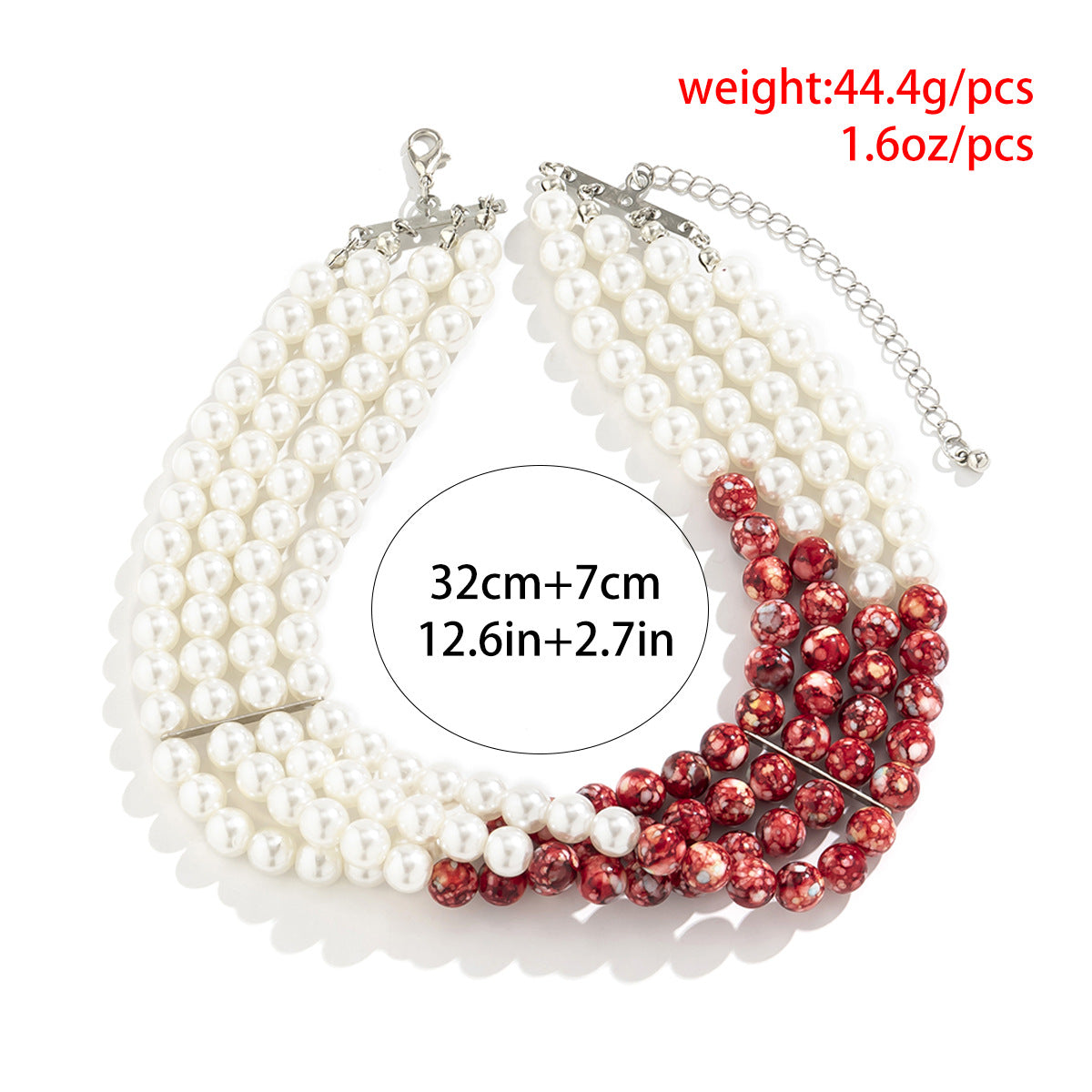 Sweet and Cool Gothic Blood Drop Tassel Collar Necklace Halloween Personalized Bead Choker