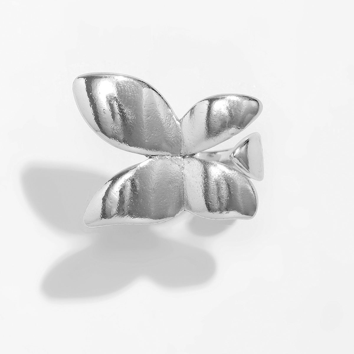 Butterfly Ring Joint adjustable Ring Female Ins Simple and Exaggerated French Creative Ring