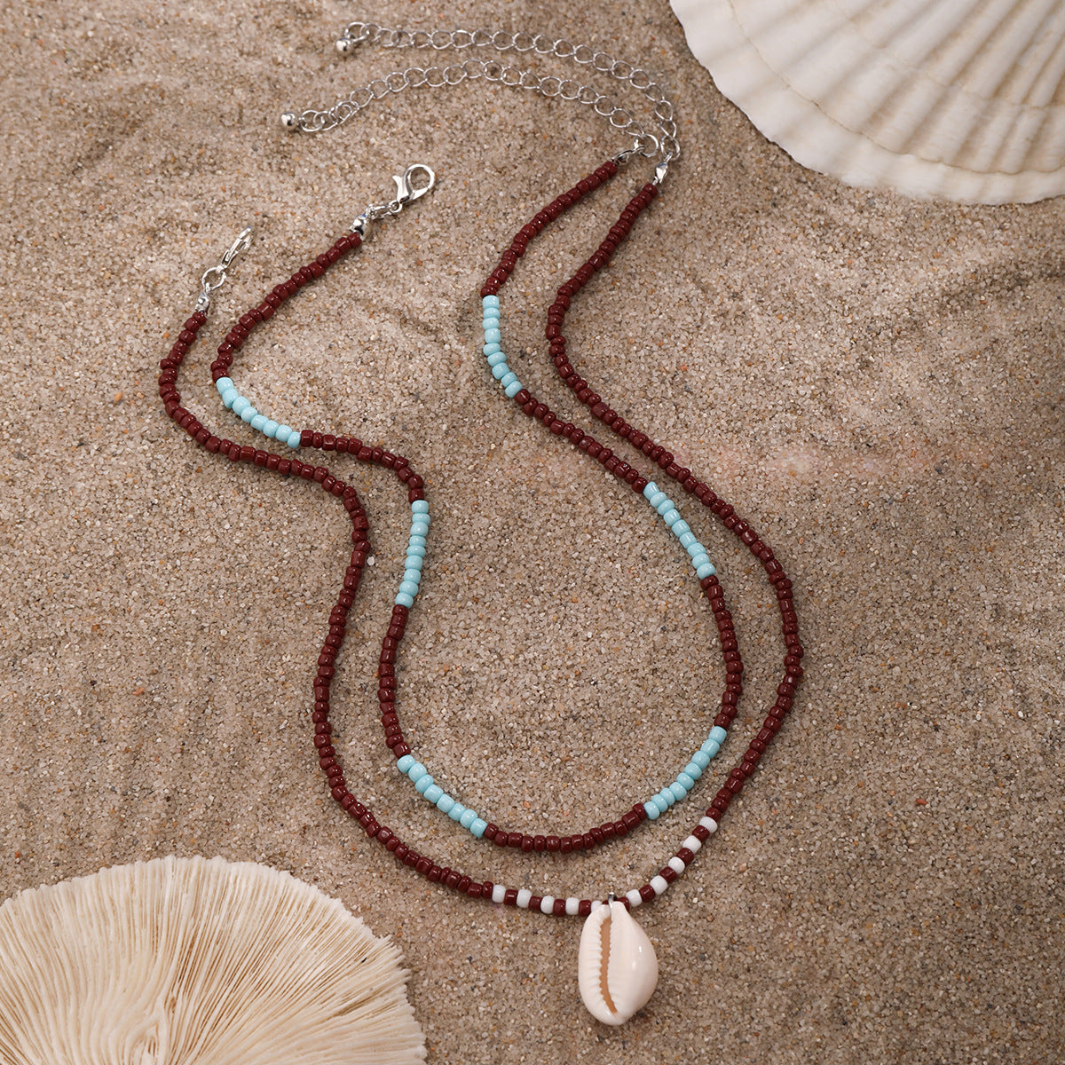 Hot selling beach and ocean accessories, versatile starfish necklaces, shell necklaces, women's accessories