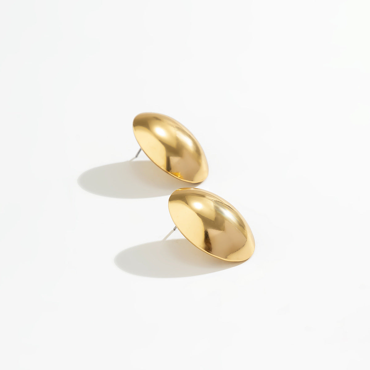 Exaggerated Waterdrop Punk Metal Earrings for Women, Sun, Niche Water Diamond Earrings