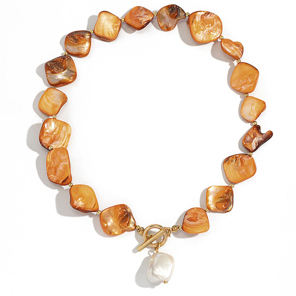 Beach vacation natural irregular shells collarbone chain ocean wind starfish versatile set necklace