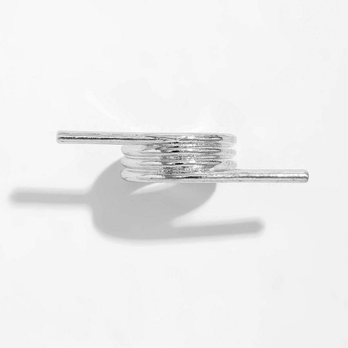 Geometric Ring Joint Ring Female Ins Simple and Exaggerated French Creative Ring